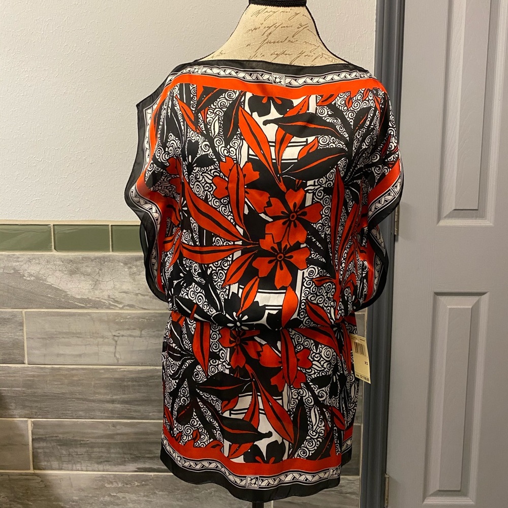NWT - Max Studio Scarf Print Dress in XS